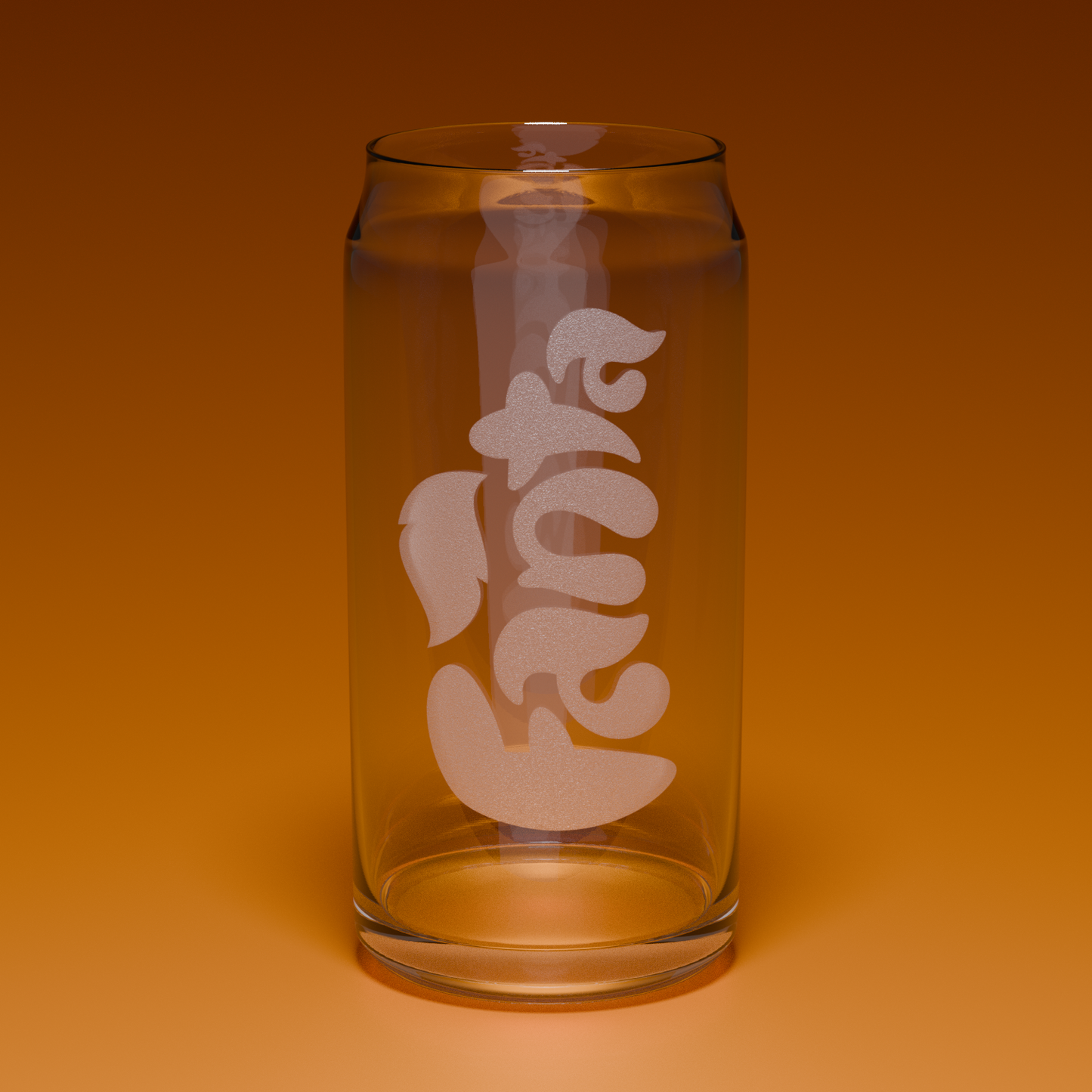 Fanta Engraved Glass Can (Legacy Edition)