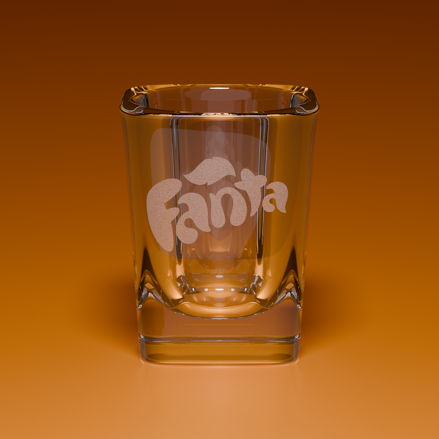 Fanta Engraved Shot Glass