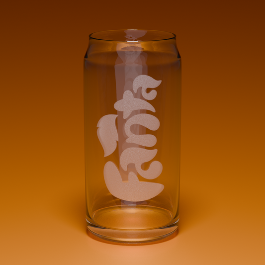 Fanta Engraved Glass Can (Legacy Edition)