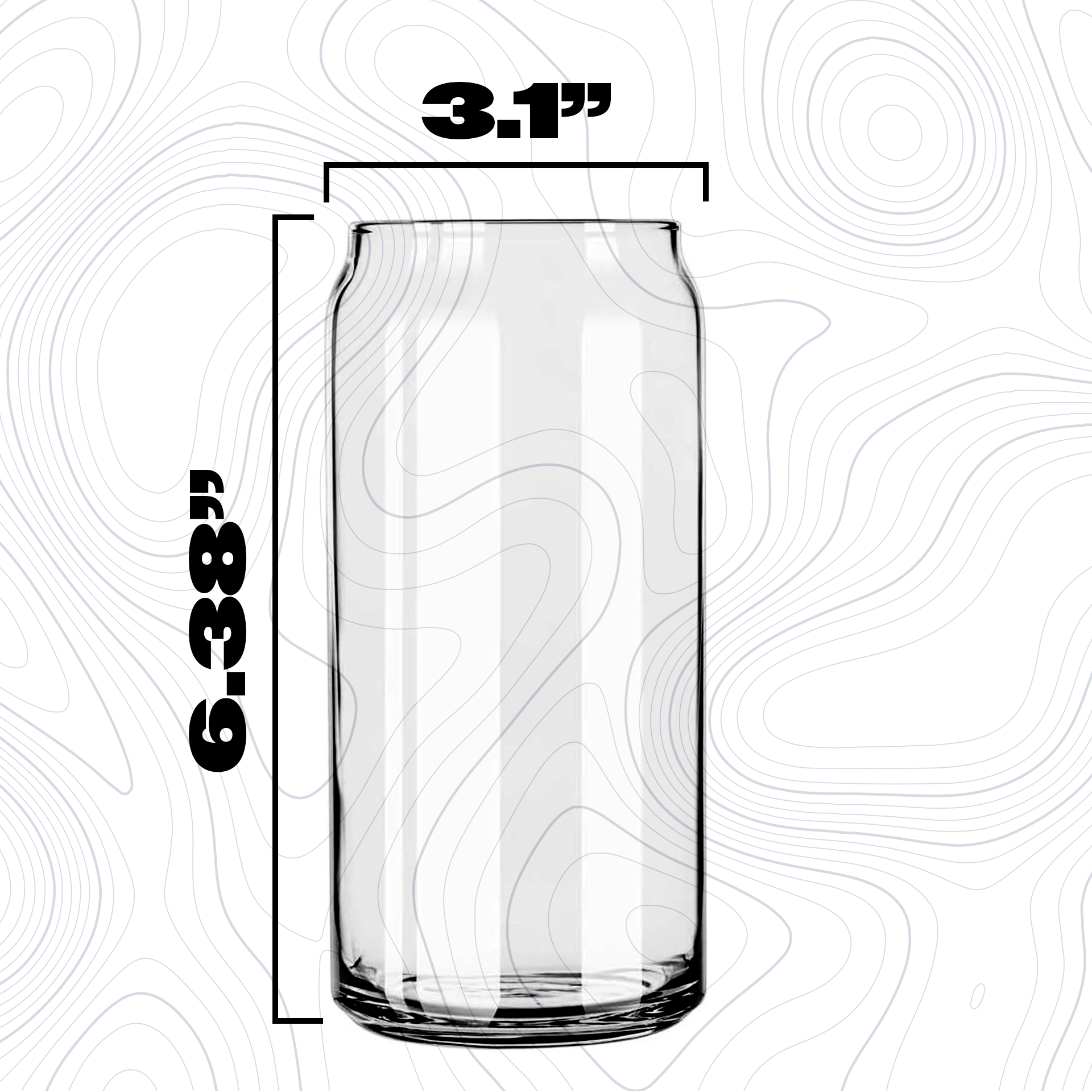 Custom glass beer can engraved with the 'Monster Energy' logo on a green patterned background