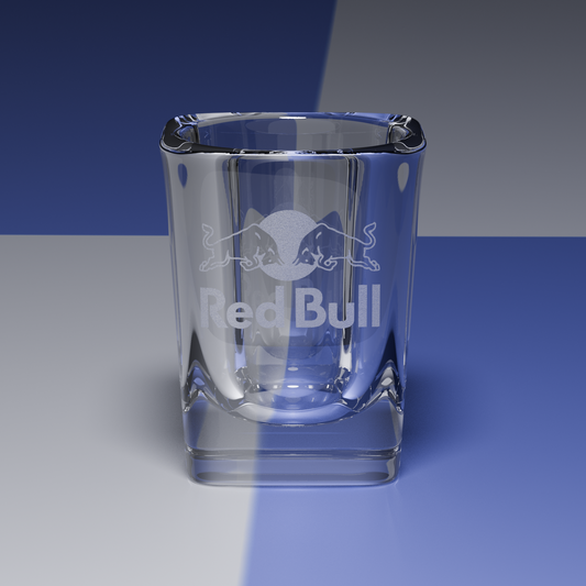 Redbull Engraved Shot Glass