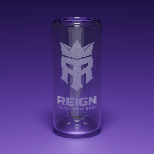 Reign Engraved Glass Can