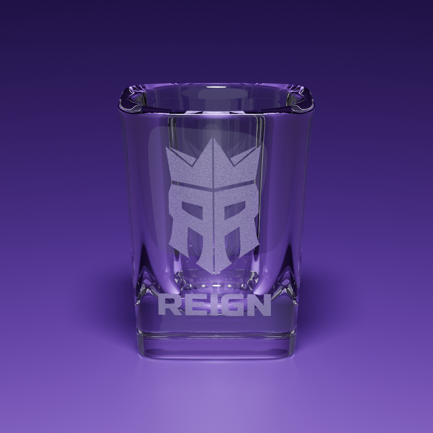 Reign Engraved Shot Glass