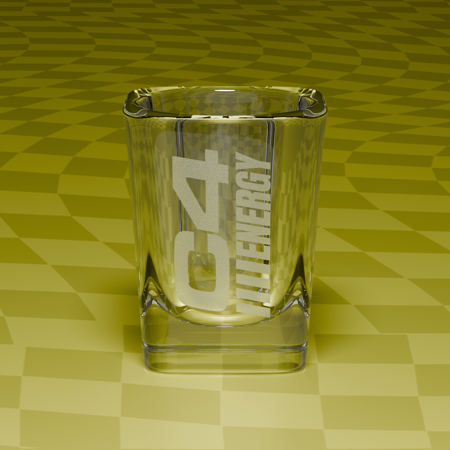 C4 Engraved Shot Glass