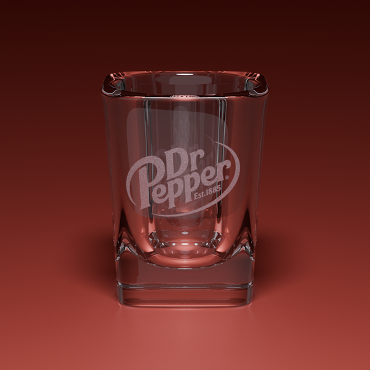 Dr. Pepper Engraved Shot Glass